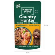 Load image into Gallery viewer, Country Hunter Chicken with Superfoods Pouch 6 x 150g