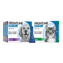 Load image into Gallery viewer, Frontline Spot On Solution For Cats & Dogs