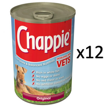 Load image into Gallery viewer, Chappie Original Wet Dog Food Tin 412g – Complete Adult Dog Food with Whitefish & Chicken, Vet-Developed Recipe