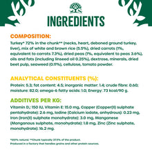 Load image into Gallery viewer, James Wellbeloved Adult Turkey Food Lamb in Gravy Pouch 48 x 90g