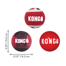 Load image into Gallery viewer, KONG Signature Balls 3-pk Assorted Large