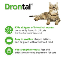 Load image into Gallery viewer, Drontal Wormer Tablets for Small & Medium Cats - Under 4kg - All Pack Sizes