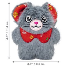 Load image into Gallery viewer, KONG Holiday Cat Snuzzles Mouse Grey