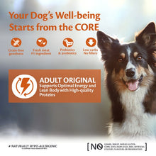 Load image into Gallery viewer, Wellness CORE Dog Dry Adult Original Turkey with Chicken Recipe 10kg – Grain-Free High Protein Food