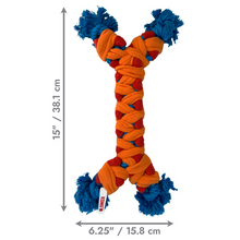 Load image into Gallery viewer, KONG Rope Rally Bone Medium Dog Toy