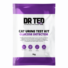 Load image into Gallery viewer, Dr Ted Cat Urine Test Kit: Glucose Detector 10g Sachets