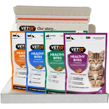 Load image into Gallery viewer, VETIQ Healthy Bites For Kittens Variety Pack, 4 x 65G