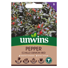 Load image into Gallery viewer, Pepper (Chilli) Demon Red