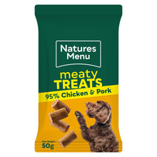 Load image into Gallery viewer, Natures Menu Real Meaty Dog Treats 100g