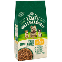 Load image into Gallery viewer, James Wellbeloved Turkey & Rice Senior Small Breed Dog Food