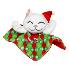 Load image into Gallery viewer, KONG Holiday Crackles Santa Kitty Argyle