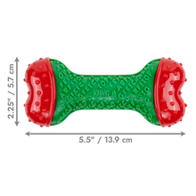 Load image into Gallery viewer, KONG Holiday CoreStrength Bone Green Small/Medium