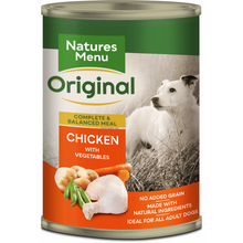 Load image into Gallery viewer, Natures Menu Original Wet Dog Food Cans 12 x 400g