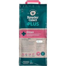 Load image into Gallery viewer, Breeder Celect PLUS Paper Kitten Litter 10L - Natural Litter Attractant & Odour-Eating Probiotic, Made from Recycled Paper, Suitable for Kittens & Cats