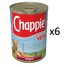 Load image into Gallery viewer, Chappie Original Wet Dog Food Tin 412g – Complete Adult Dog Food with Whitefish & Chicken, Vet-Developed Recipe