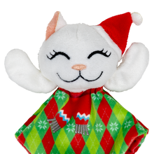 Load image into Gallery viewer, KONG Holiday Crackles Santa Kitty Argyle