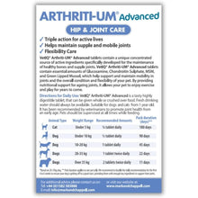 Load image into Gallery viewer, VETIQ Arthriti-Um Advanced 45 Tablets