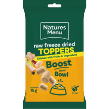 Load image into Gallery viewer, Natures Menu Freeze Dried Toppers Chicken For Dogs