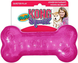 Load image into Gallery viewer, KONG Squeezz Crackle Bone Assorted Medium