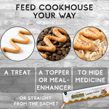 Load image into Gallery viewer, COOKHOUSE Luxury Licks Lickable Cat & Kitten Treats - Chicken - 48 x 15g Sachets - Soft & Creamy Puree - Healthy & Grain Free - 100% Natural Ingredients
