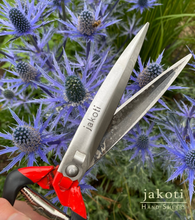 Load image into Gallery viewer, JAKOTI Hand Shears (L30cm) with Handmade Leather Holster. Sheep Shears for Dagging, Shearing & Trimming. 15cm Steel Blades.