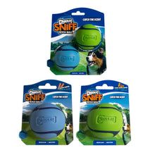 Load image into Gallery viewer, Chuckit! Sniff Fetch Ball Bacon/Peanut Butter 1pck/2pck Medium