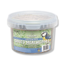 Load image into Gallery viewer, Copdock Mill Dried Mealworms Tubs 120g