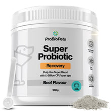 Load image into Gallery viewer, ProBioPets Daily Probiotic Recovery Powder 100g