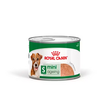 Load image into Gallery viewer, Royal Canin Dog Mini Ageing Loaf in Can 195g x 12