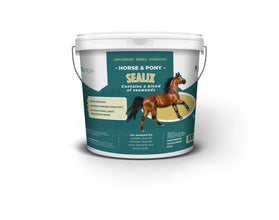 Load image into Gallery viewer, Sealix Bucket Lick 12.5kg for Horses - Wild Atlantic Seaweed Mineral Bucket, Supports Animal Health, Performance, Recovery and Fertility in Horses & Ponies by Sealac
