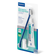 Load image into Gallery viewer, Virbac Enzymatic Toothpaste Kit For Dogs & Cats Poultry Flavour