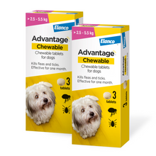 Load image into Gallery viewer, Elanco Advantage Chewable Flea and Tick Protection