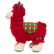 Load image into Gallery viewer, KONG Holiday Sherps Llama Red Medium