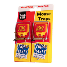 Load image into Gallery viewer, The Big Cheese Fresh Baited Mouse Trap - Twinpack