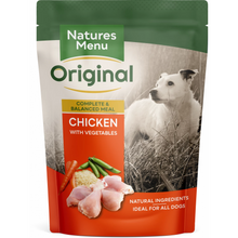 Load image into Gallery viewer, Natures Menu Original Wet Dog Food Pouches 8 x 300g