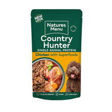 Load image into Gallery viewer, Country Hunter Chicken with Superfoods Pouch 6 x 150g