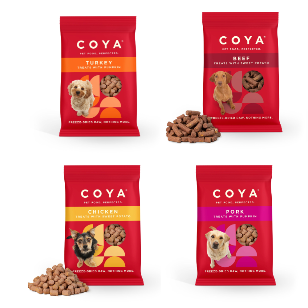 Coya Freeze Dried Raw Dog Treats 40g Free delivery Direct4pet