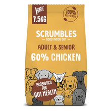 Load image into Gallery viewer, Scrumbles Dry Dog Food Adult & Senior Chicken/Salmon 2kg/7.5kg