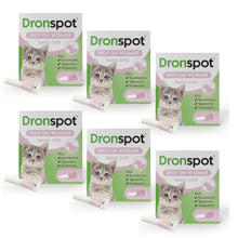 Load image into Gallery viewer, Dronspot Spot On Wormer for Small Cats (0.5 to 2.5kg) 6 Pipettes