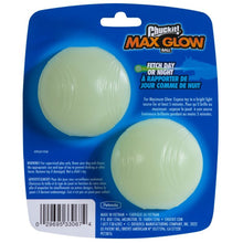 Load image into Gallery viewer, Chuckit! Max Glow Dog Fetch Toy Balls Medium 2 Pack
