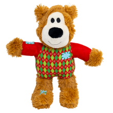 Load image into Gallery viewer, KONG Holiday Wild Knots Sweater Bear Red Small/Medium