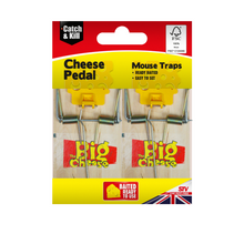 Load image into Gallery viewer, The Big Cheese Cheese Pedal FSC Mouse Trap Twinpack
