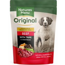 Load image into Gallery viewer, Natures Menu Original Wet Dog Food Pouches 8 x 300g