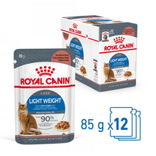 Load image into Gallery viewer, Royal Canin Wet Cat Food Ultra Light Pouch 12 x 85 g
