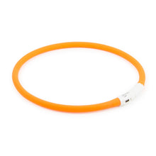 Load image into Gallery viewer, Rechargeable Flashing Band Yellow/Orange