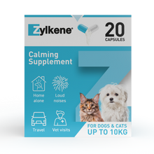 Load image into Gallery viewer, Zylkene Calming Supplement for Cats and Dogs Up to 10kg