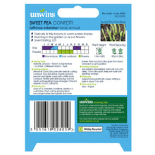 Load image into Gallery viewer, Unwins Sweet Pea Seed Lovers Bundle