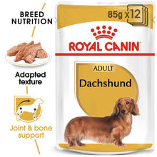 Load image into Gallery viewer, Royal Canin Wet Dog Food Specifically For Adult Dachshund 12x85g