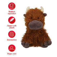 Load image into Gallery viewer, Rosewood Tough Rope Core Cow Soft Dog Toy