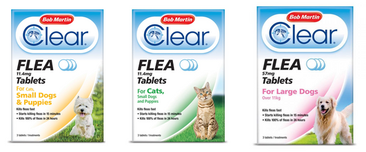 Load image into Gallery viewer, Bob Martin Clear Flea Tablets For Cats & Dogs